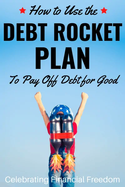 How Do You Get Out of Debt Part 4- The Debt Rocket- child with jetpack