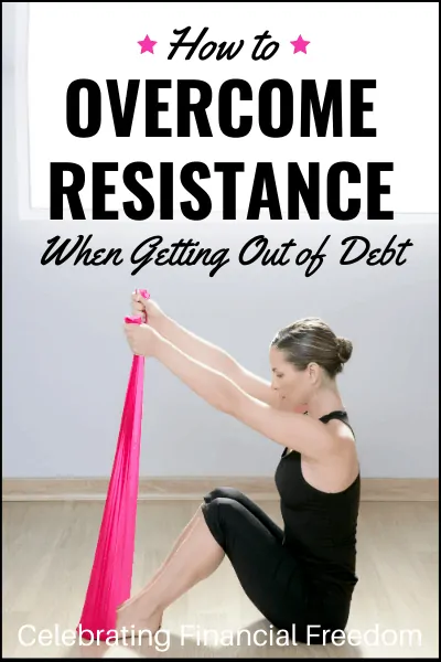 How Do You Get Out of Debt_ (Part 8)- Overcoming Resistance- woman using resistance bands