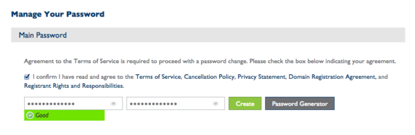 bluehost create password | bluehost terms of service | 