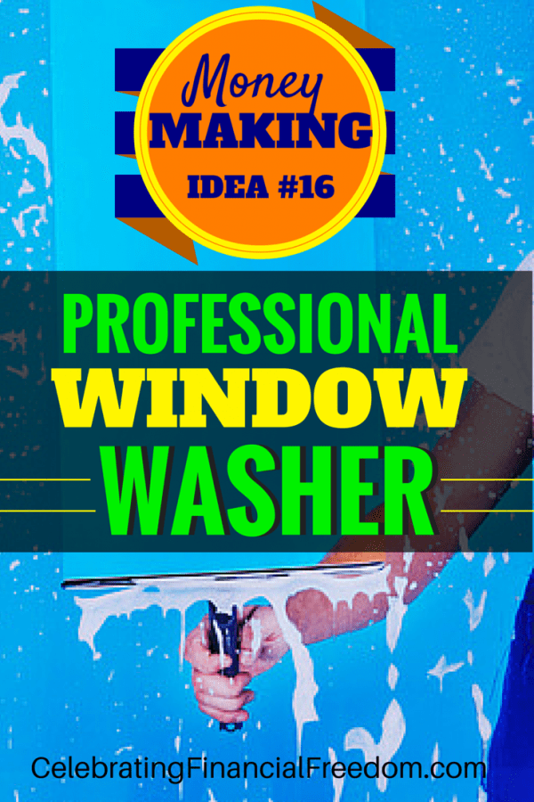 Money Making Idea #16- Professional Window Washer